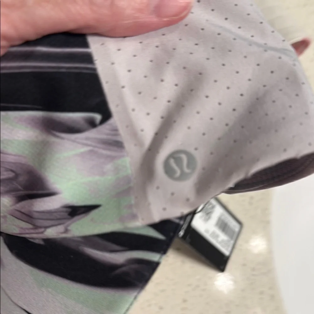 lululemon athletica Gray and Mint Patterned Hat
